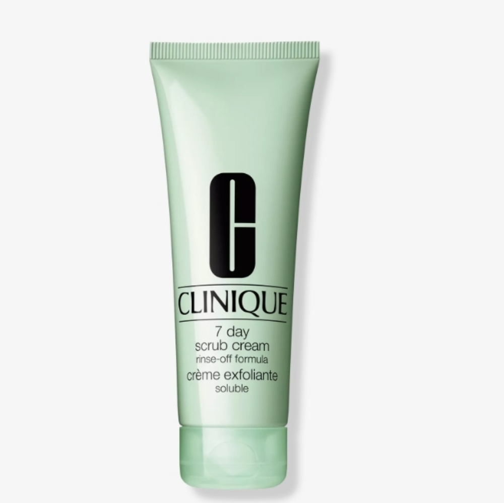 Clinique Exfoliating Scrub in Mint Green